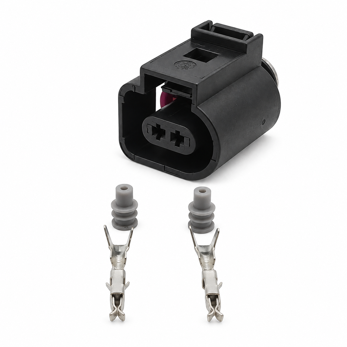 1J0973702 - VW AUDI VAG 2 Pin Female Connector Brake Pad Wear Sensor Plug Repair – BAK/01.Y-1J0973702 – image 10