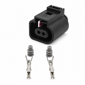 1J0973702 - VW AUDI VAG 2 Pin Female Connector Brake Pad Wear Sensor Plug Repair – BAK/01.Y-1J0973702 – image 10