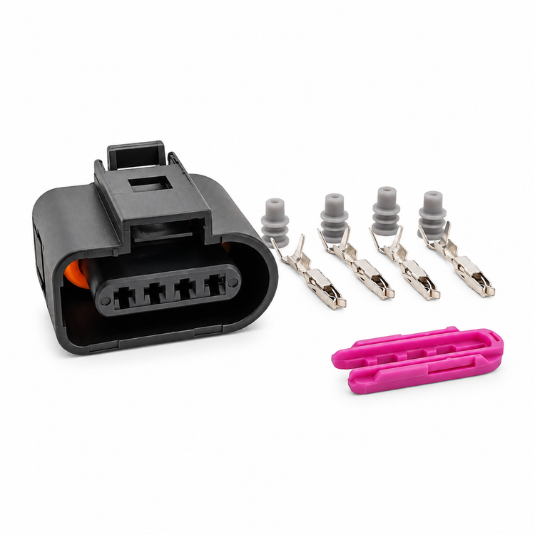 1J0973704 4 Pin for VW Audi Seat Skoda Map Sensor Connector Plug Repair Wiring – BAK/03.B-1J0973704 – image 11