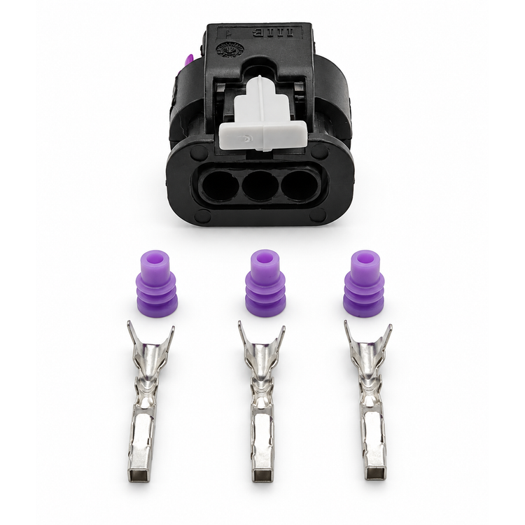 4F0973703 3 PIN PDC Parking Sensor Connector Plug Repair VW Audi Seat Skoda VAG – BAK/04.R-4F0973703 – image 2