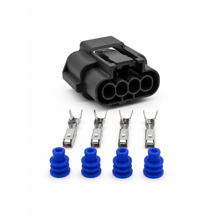 4 Pin Fits Peugeot Citroen Renault MAP Air Pressure Sensor / Fuel Pump Connector – BIN A5.O/4pin – image 1