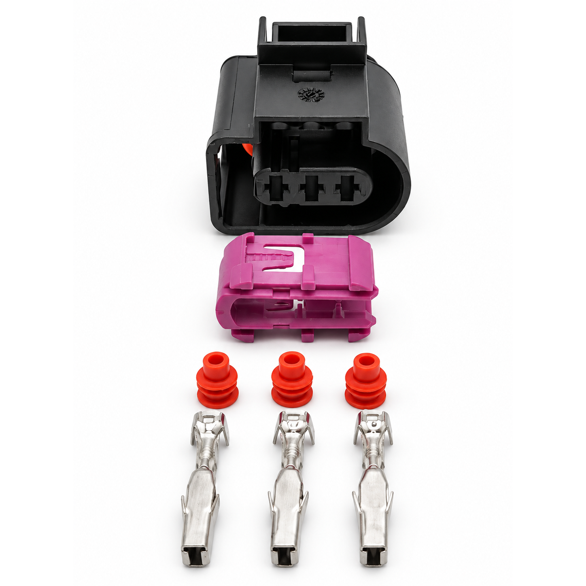3 Pin Pigtail Plug Connector Plug Repair 4D0971993A Fit For VW AUDI SEAT SKODA – BIN B4.O/3pin – image 1