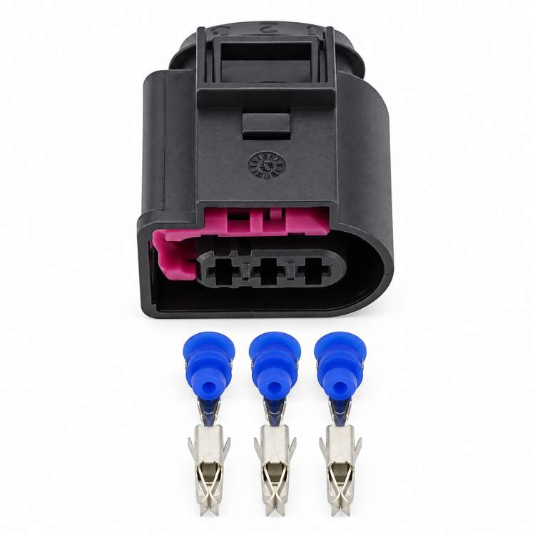 3 PIN Fuel Rail Pressure Sensor Plug Connector For VW Audi Skoda 4D0971993 – BIN B4.O/3pin – image 3