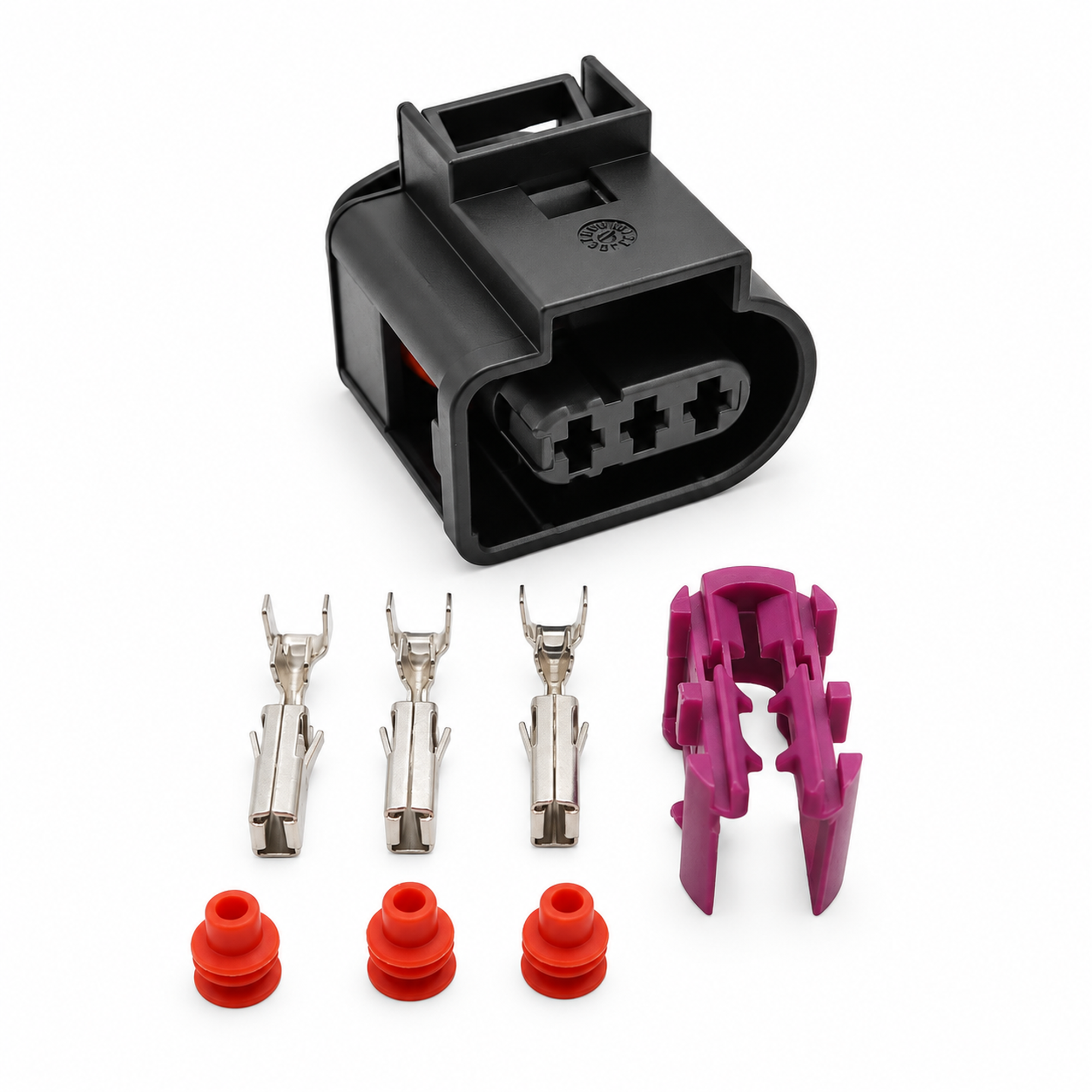 4D0971993 3 Pin Connector Pigtail Plug Housing Connector For Audi Volkswagen – BIN B4.O/3pin – image 9