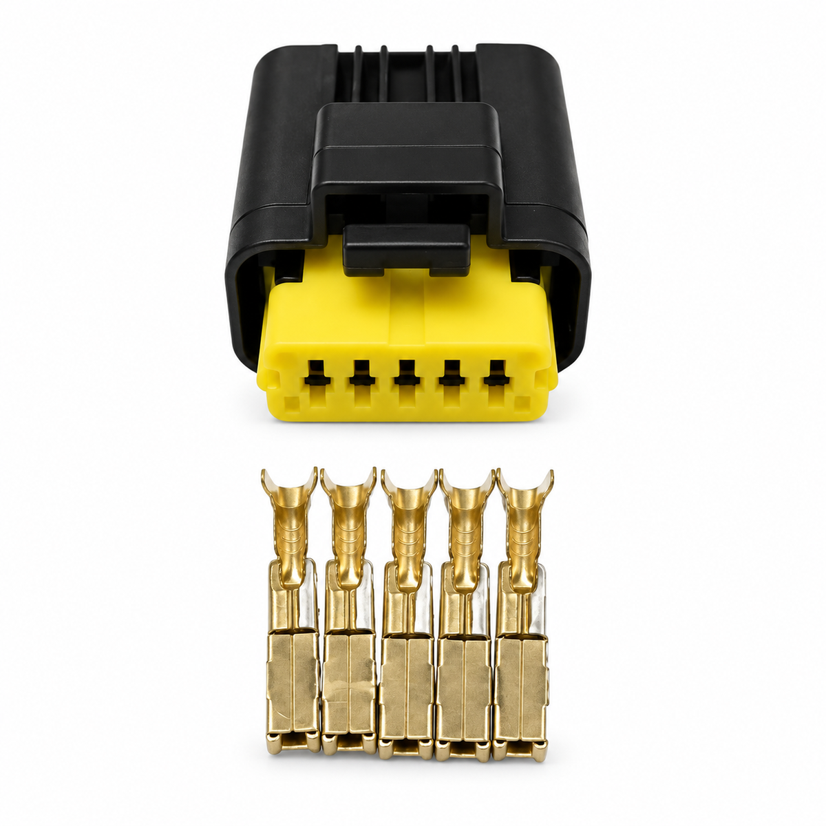 5 PIN FCI 211PC052S0081 8200683188 Automotive Connector with Pins 5W FEMALE MINISEAL BL – BIN/B8.B – image 1