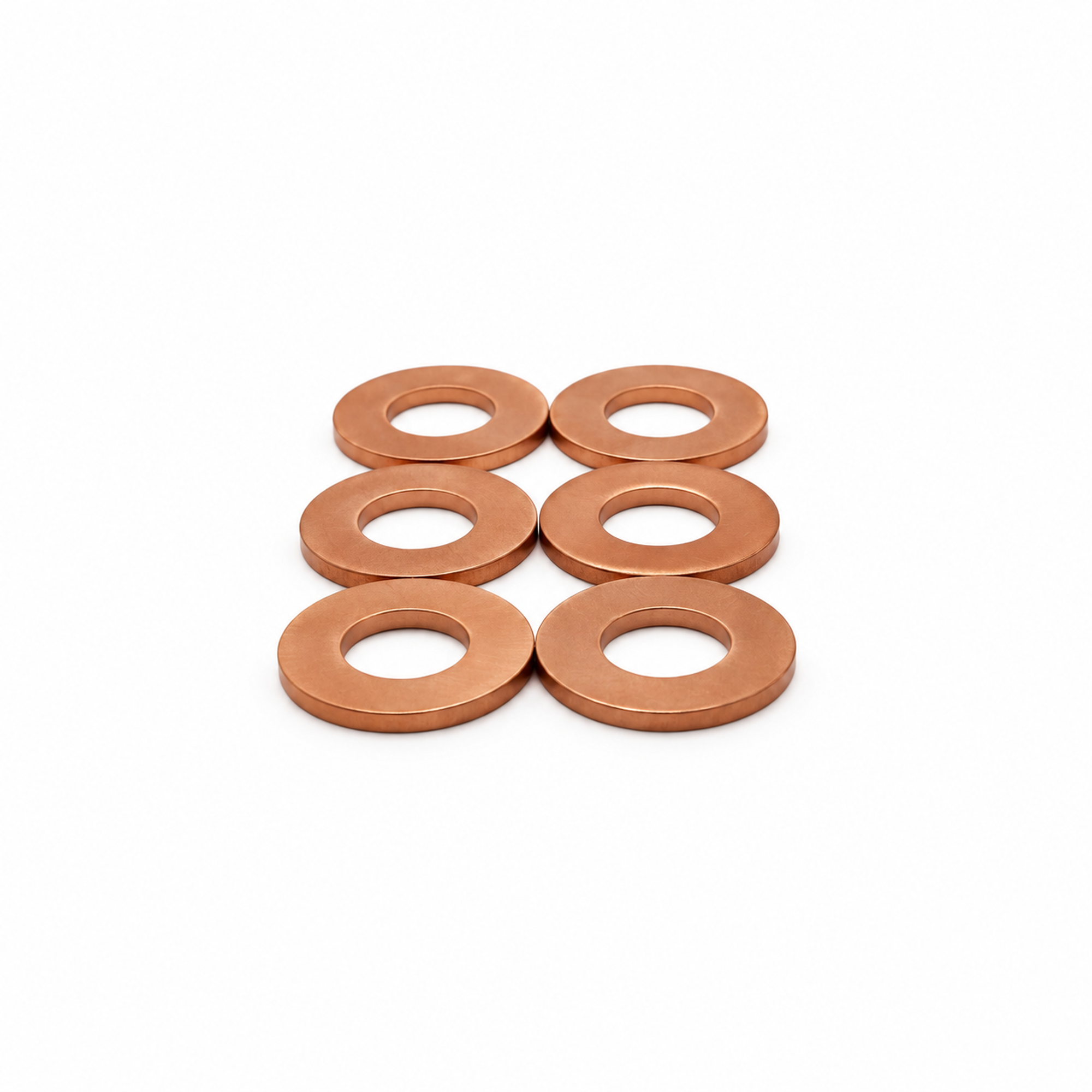 Fits Land Rover Discovery V 3.0 SDV6 4x4 Fuel Injector Copper Washers/Seals x 6 – BIN C4.G/6pcs – image 1