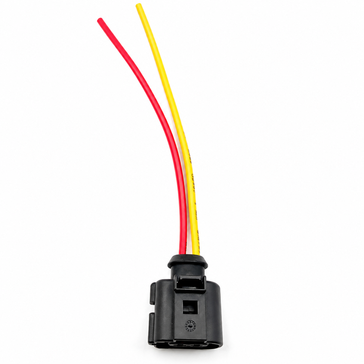 2 Pin Rear Electric Parking Brake Motor Connector Wiring Loom Fits VW Audi 6X0973722G – BIN/D4.B – image 2