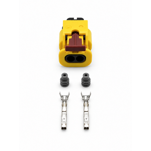 2 Pin 1.2mm Yellow Sealed Connector Kit 5K0973323 For VW Airbag Sensor – BIN/D8.R/2pin – image 2