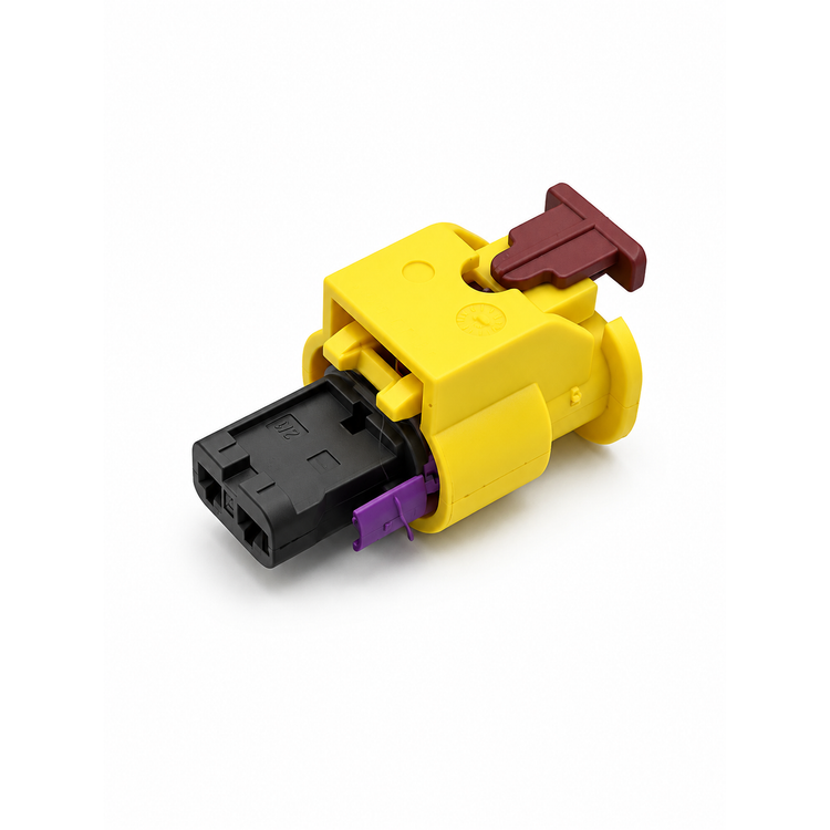 2 Pin 1.2mm Yellow Sealed Connector Kit 5K0973323 For VW Airbag Sensor – BIN/D8.R/2pin – image 3