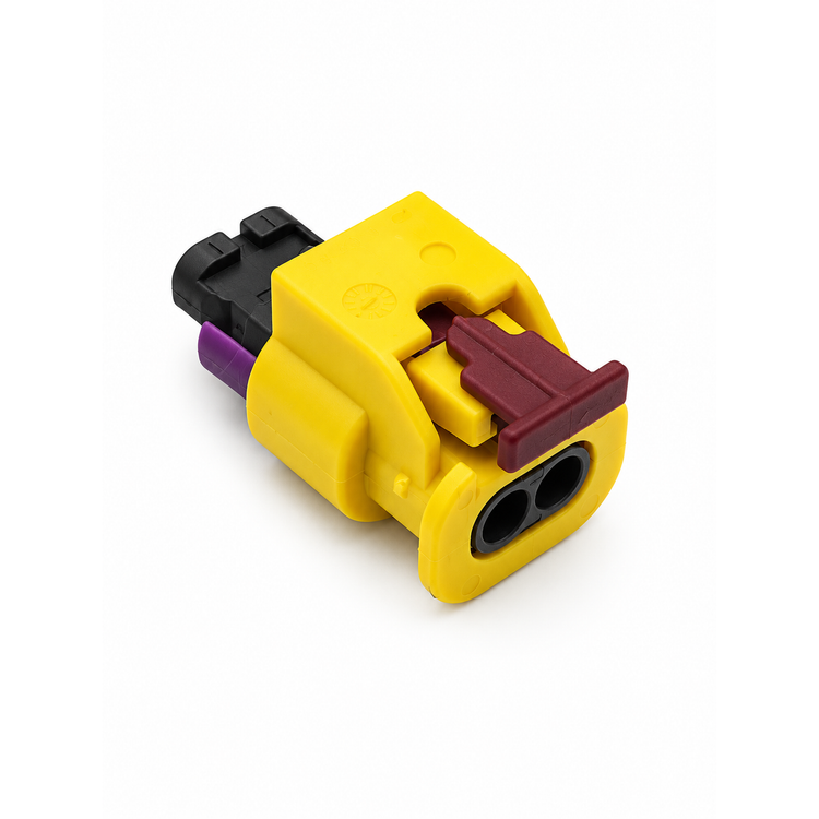 2 Pin 1.2mm Yellow Sealed Connector Kit 5K0973323 For VW Airbag Sensor – BIN/D8.R/2pin – image 7