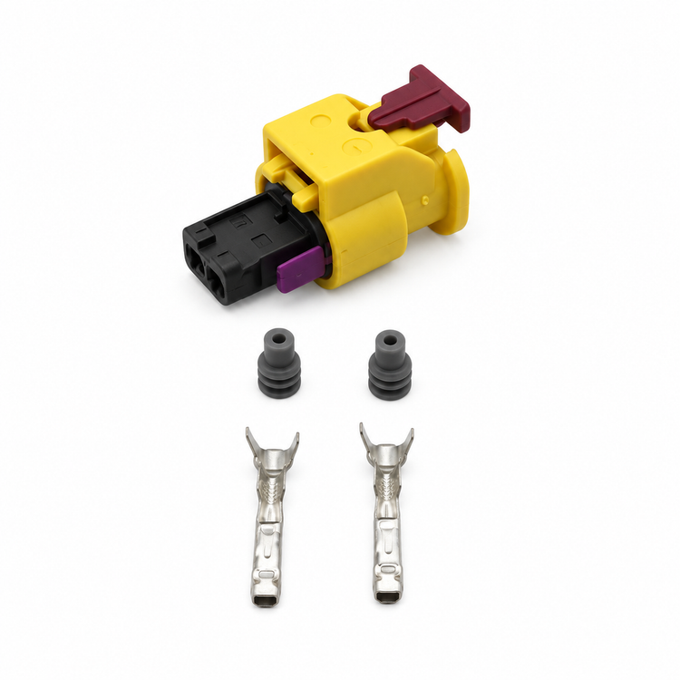 2 Pin 1.2mm Yellow Sealed Connector Kit 5K0973323 For VW Airbag Sensor – BIN/D8.R/2pin – image 10