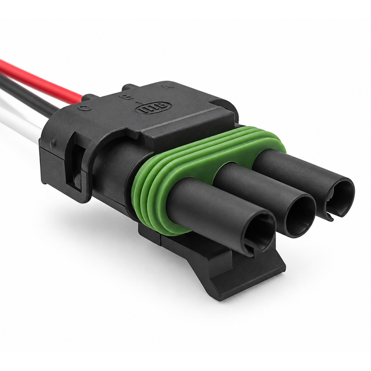 Assembled Delphi Weather Pack 3 Pin Sealed Prewired Connector Kit Male & Female – BIN E8.Y/M+F – image 5