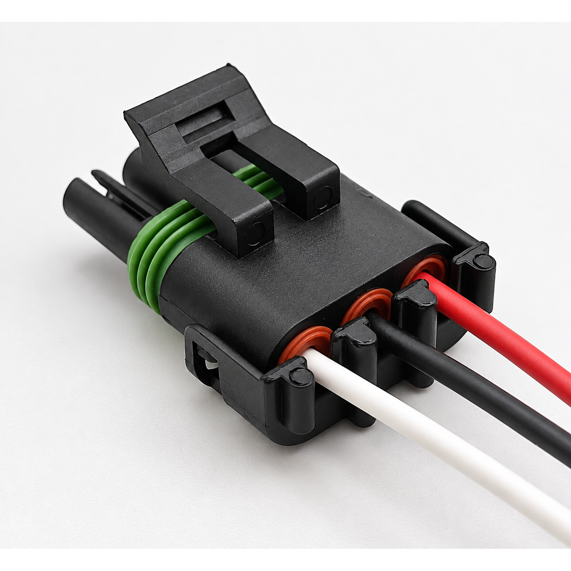 Assembled Delphi Weather Pack 3 Pin Sealed Prewired Connector Kit Male & Female – BIN E8.Y/M+F – image 7