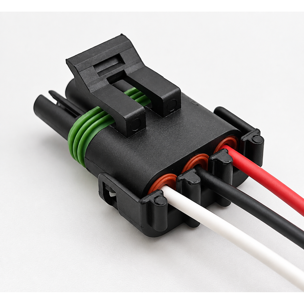Assembled Delphi Weather Pack 3 Pin Sealed Prewired Connector Kit Male & Female – BIN E8.Y/M+F – image 7
