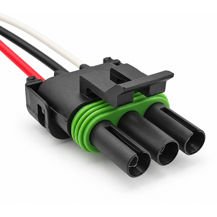 Assembled Delphi Weather Pack 3 Pin Sealed Prewired Connector Kit Male & Female – BIN E8.Y/M+F – image 10