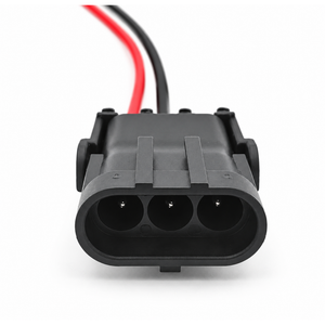 Assembled Delphi Weather Pack 3 Pin Sealed Prewired Connector Kit Male & Female – BIN E8.Y/M+F – image 12