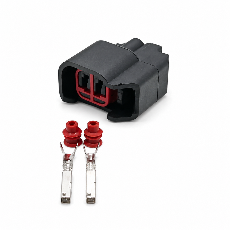 EV6 EV14 for Denso Injector Connector Plug 2 Pin Female Kit Terminals and Seals