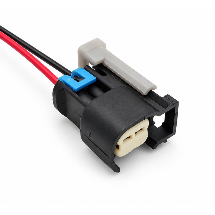 2 Pin Sensor Connector For Bosch Injectors Connector Plug Prewired OE 15305086 – BIN G7.G/cable – image 2