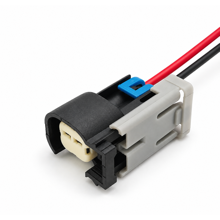 2 Pin Sensor Connector For Bosch Injectors Connector Plug Prewired OE 15305086 – BIN G7.G/cable – image 3