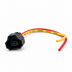 2 Pin Connector For Denso Fuel Injectors Prewired Cable Plug Wiring 4AGERB263SGE – BIN/H3.G – image 1