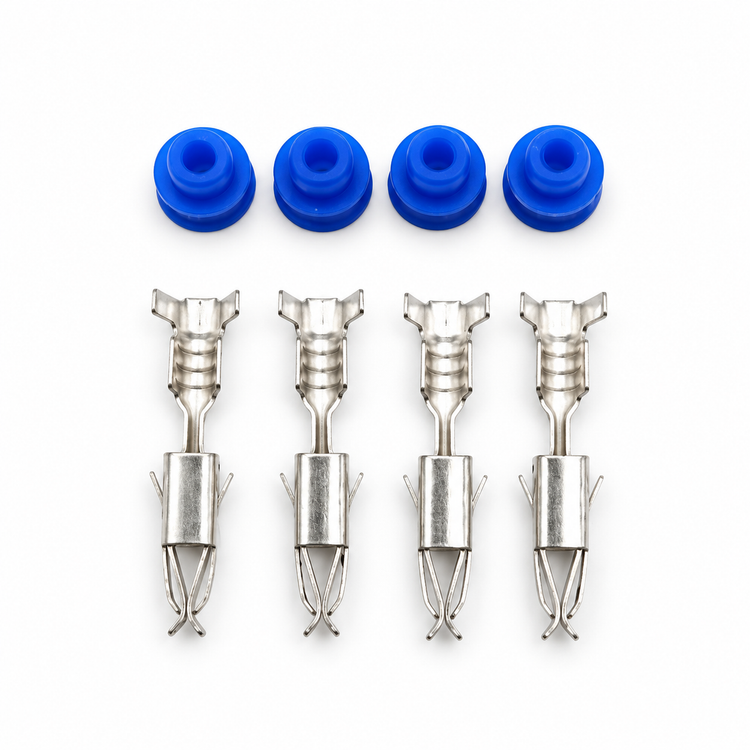 4 Pin Connector JPT Series Male 4-Way Connector with Flap 368162-1 – BIN/H7.B – image 2