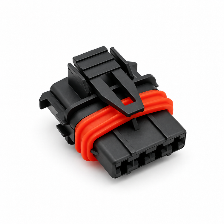 4 Pin Connector JPT Series Male 4-Way Connector with Flap 368162-1 – BIN/H7.B – image 3