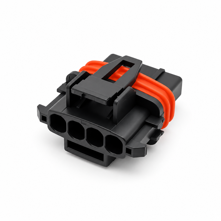 4 Pin Connector JPT Series Male 4-Way Connector with Flap 368162-1 – BIN/H7.B – image 6