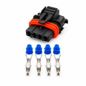 4 Pin Connector JPT Series Male 4-Way Connector with Flap 368162-1 – BIN/H7.B – image 7