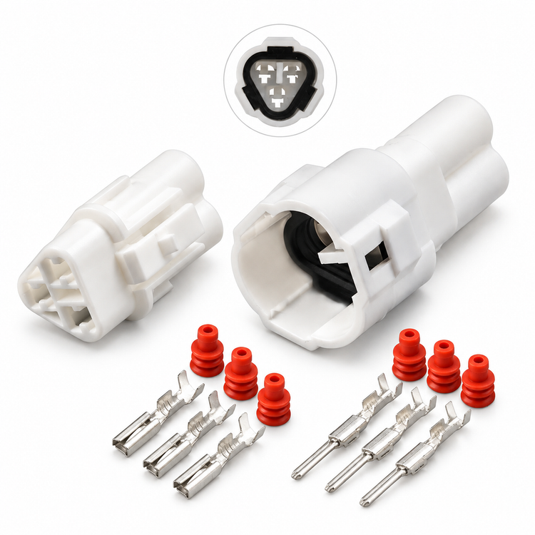 3 Pin MT090 Motorcycle Connector Kit 6187-3231 6180-3241 For Yamaha Sumitomo – BIN/K8.R – image 1