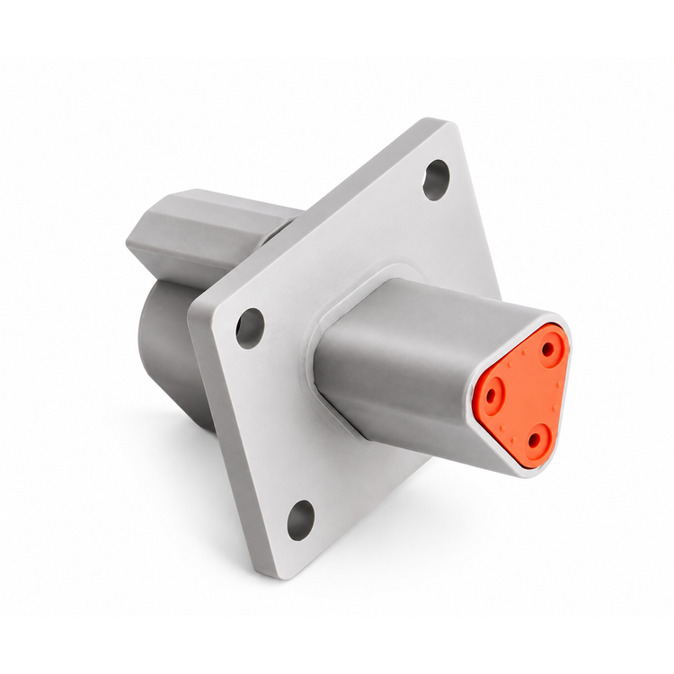 For Deutsch DT Series 2/3/4/6/8/12 Pin Way Panel Flange Mount Connector Plug – BIN/L1.Y/PAN/DEU/2-PIN – image 2
