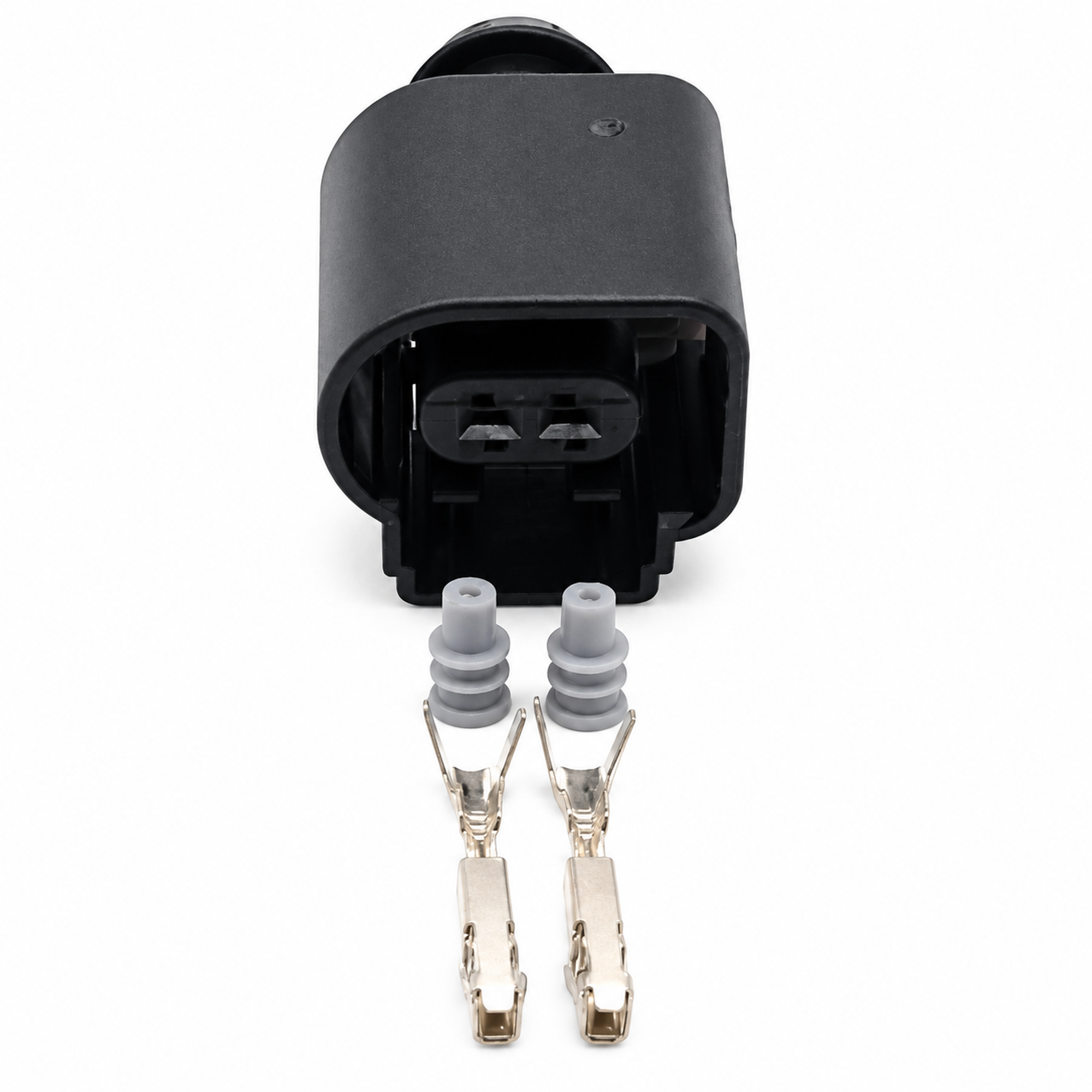 2 Pin Connector Plug & Pins For Vw Audi Seat Skoda Wiring Loom Harness 8K0973702 – BIN/i3.R – image 1
