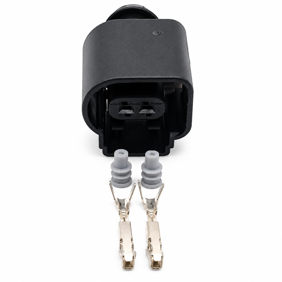 2 Pin Connector Plug & Pins For Vw Audi Seat Skoda Wiring Loom Harness 8K0973702 – BIN/i3.R – image 1