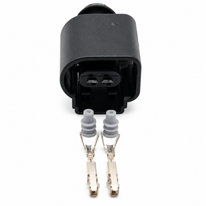 2 Pin Connector Plug & Pins For Vw Audi Seat Skoda Wiring Loom Harness 8K0973702 – BIN/i3.R – image 1