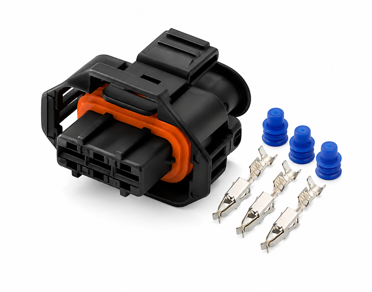 Fuel Rail Pressure Sensor 3 Pin Connector For Vauxhall Vivaro Renault Trafic 1.9 CDTI