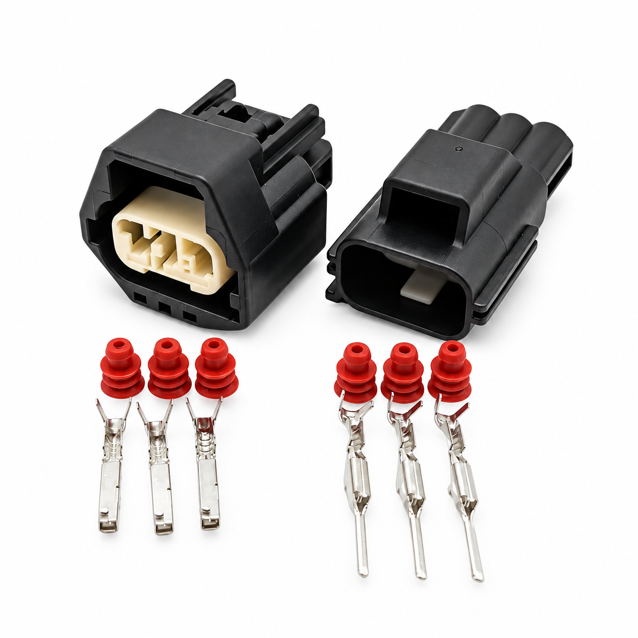3 Pin Female & Male Brake Fluid Sensor for Ford Volvo 7283-5541-30 7282-5541-30