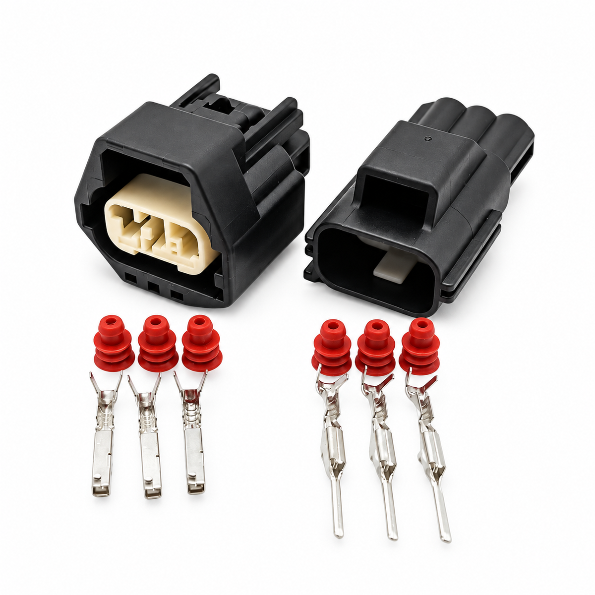 3 Pin Female & Male Brake Fluid Sensor for Ford Volvo 7283-5541-30 7282-5541-30
