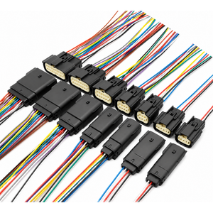 Molex MX150 Connector Kit Male & Female Prewired 3 4 6 8 12 16 Pin Motorcycle Automotive – BLU-01/3pinMolexPre/M+F – image 1