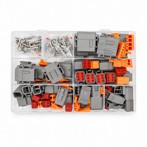 32pcs Deutsch DTM Connector Assortment Box - Male & Female Connector Sets with Pins & Inserts | 12, – BLUE-32DTM – image 4