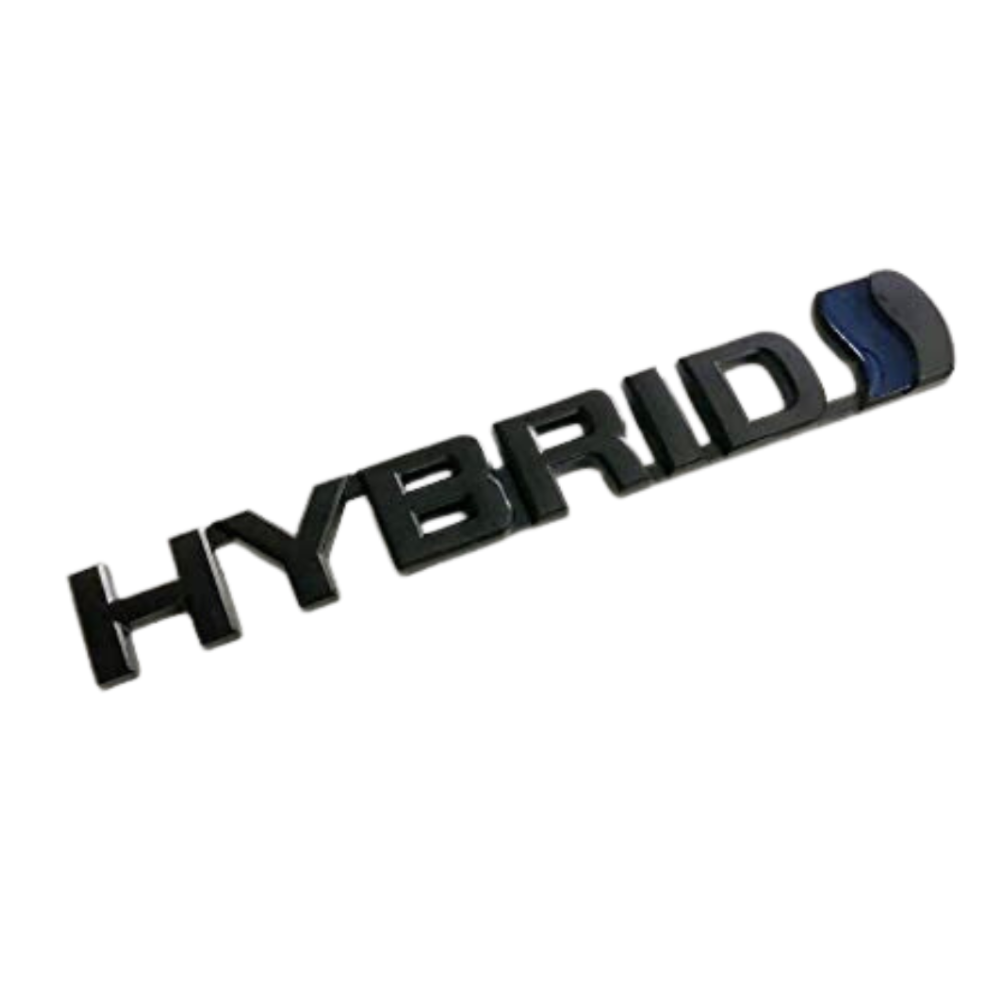 Black Hybrid Badge Emblem 3D Logo Car Sticker Fits Toyota Prius RAV4 Yaris