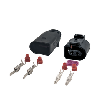 Both Sides 1J0973722 & 1J0973822 - 2 Pin Connectors Plug Socket Repair