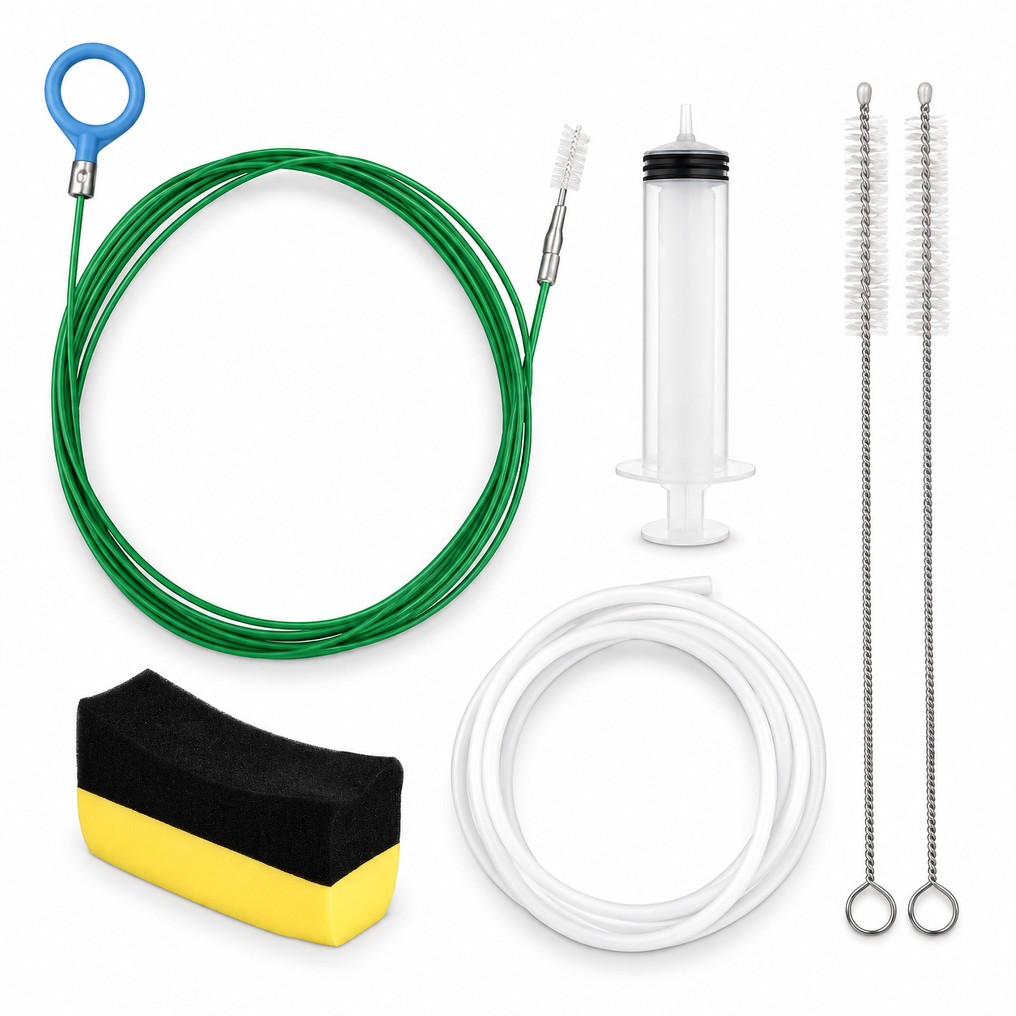 Sunroof Drain Cleaning Tool Kit 6pcs Flexible Pipe Cleaner Trunk Wiper Drains – C020 – image 1