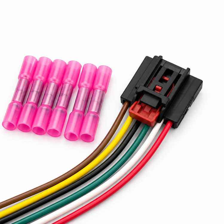 6 Pin Repair Kit For Seat Mii VW Up Skoda Citigo #A7 - Unwired Kit With Terminals Seals - 6P – C043 – image 3