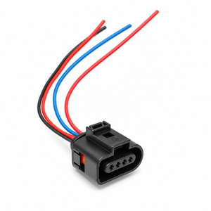 VW Audi 4 Pin 1J0973704 MAP Sensor Brake Pressure Plug Connector Pre Wired