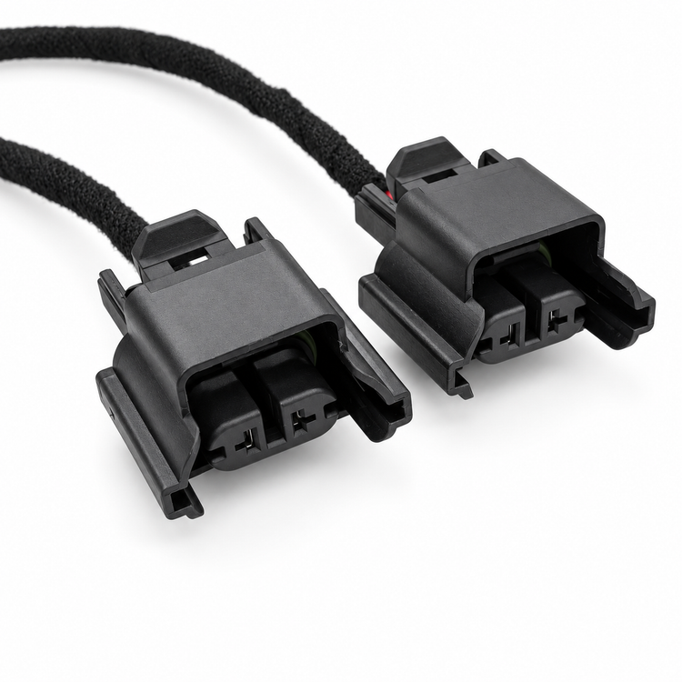 2 Pin Headlight Bulb Holder Connector Plug For Volkswagen / AUDI / Seat / Skoda Front Fog Light S Prewired – C117 – image 1