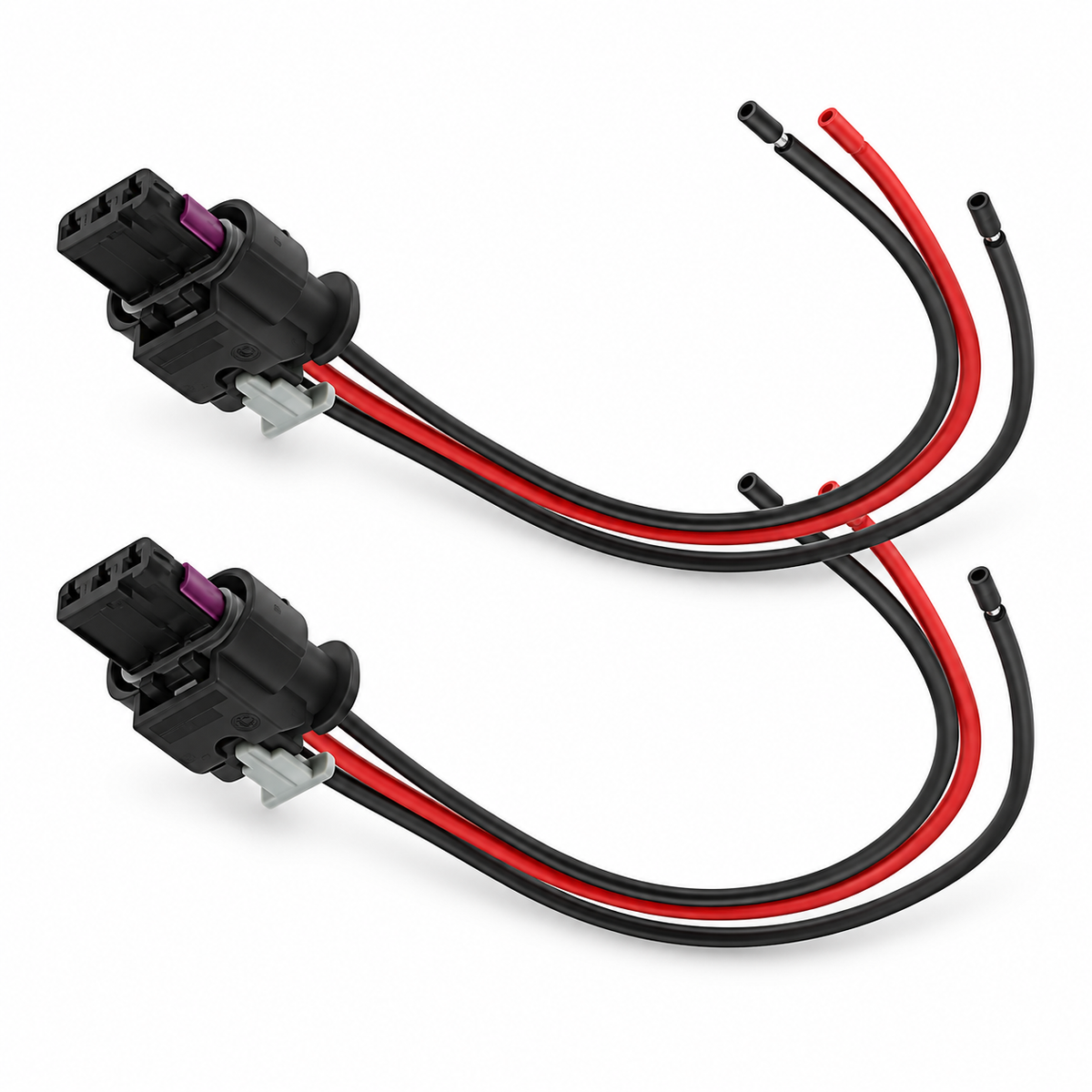 2pcs 3 Pin Parking Sensor Pigtail Plug 4H0973703 4F0973703 for VW Audi Skoda Seat