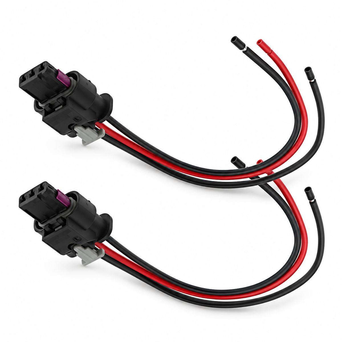 2pcs 3 Pin Parking Sensor Pigtail Plug 4H0973703 4F0973703 for VW Audi Skoda Seat – C12/X2pcs.cable – image 2