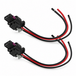 2pcs 3 Pin Parking Sensor Pigtail Plug 4H0973703 4F0973703 for VW Audi Skoda Seat – C12/X2pcs.cable – image 2