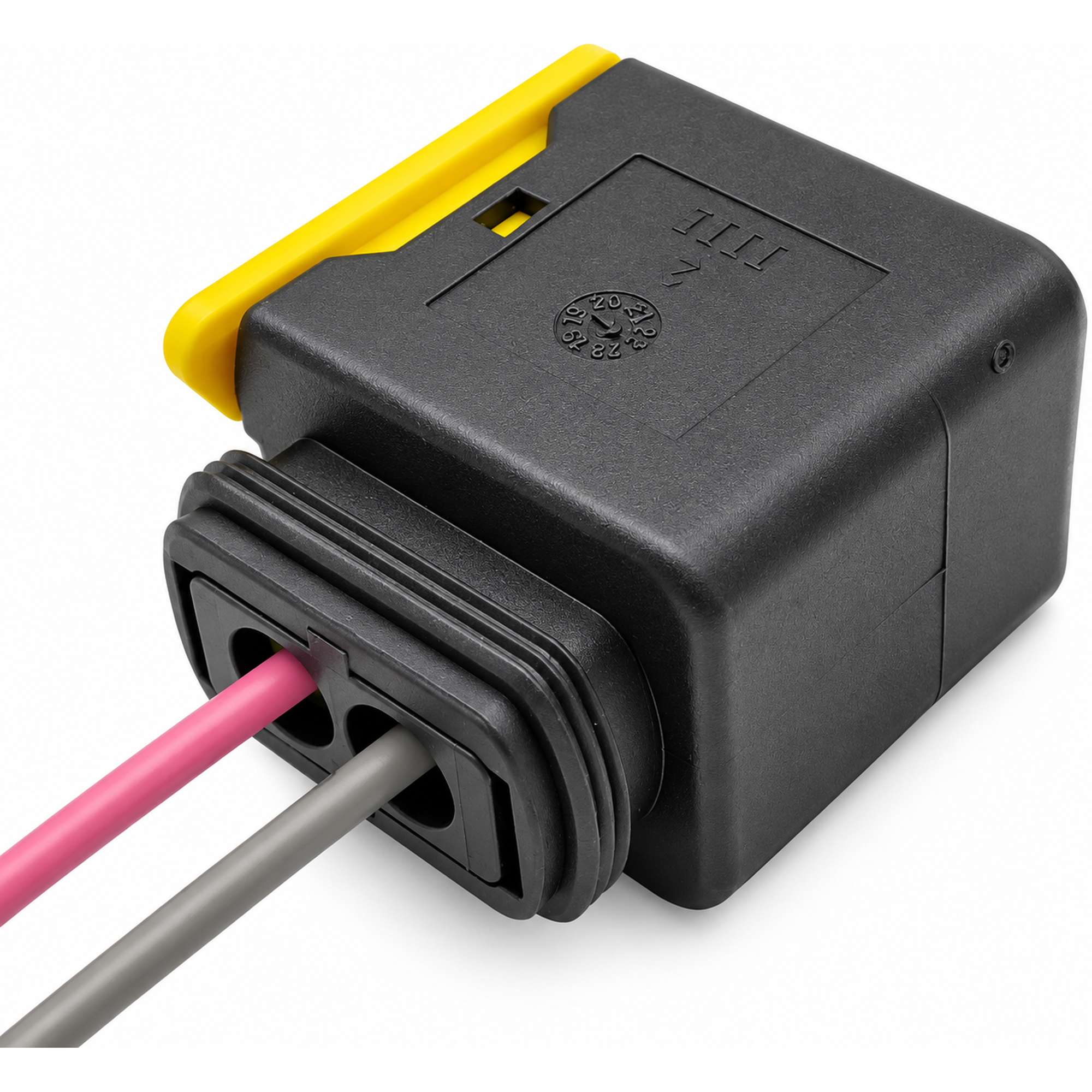 2 Pin Female HDSCS Pre-wired Connector Harness Plug 1-1418483-1 with 30cm of Cable – C20/H283 – image 1