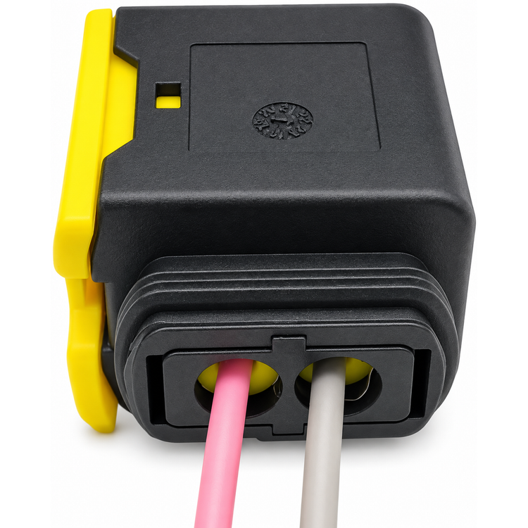 2 Pin Female HDSCS Pre-wired Connector Harness Plug 1-1418483-1 with 30cm of Cable – C20/H283 – image 2