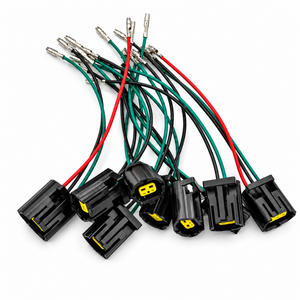 8x EV6 EV14 Uscar For 8x EV6 EV14 Uscar Injector Pigtail - Bosch PL-INJ001WL - Prewired 15cm 18AWG - OE – C263 – image 1